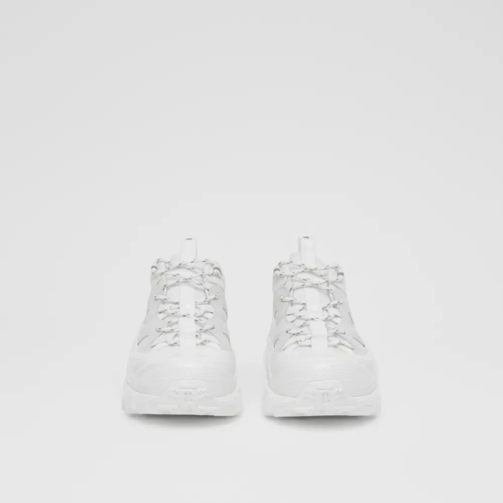Giày Burberry Nylon and Suede Arthur 'Off White' 80203471 - Ảnh 4