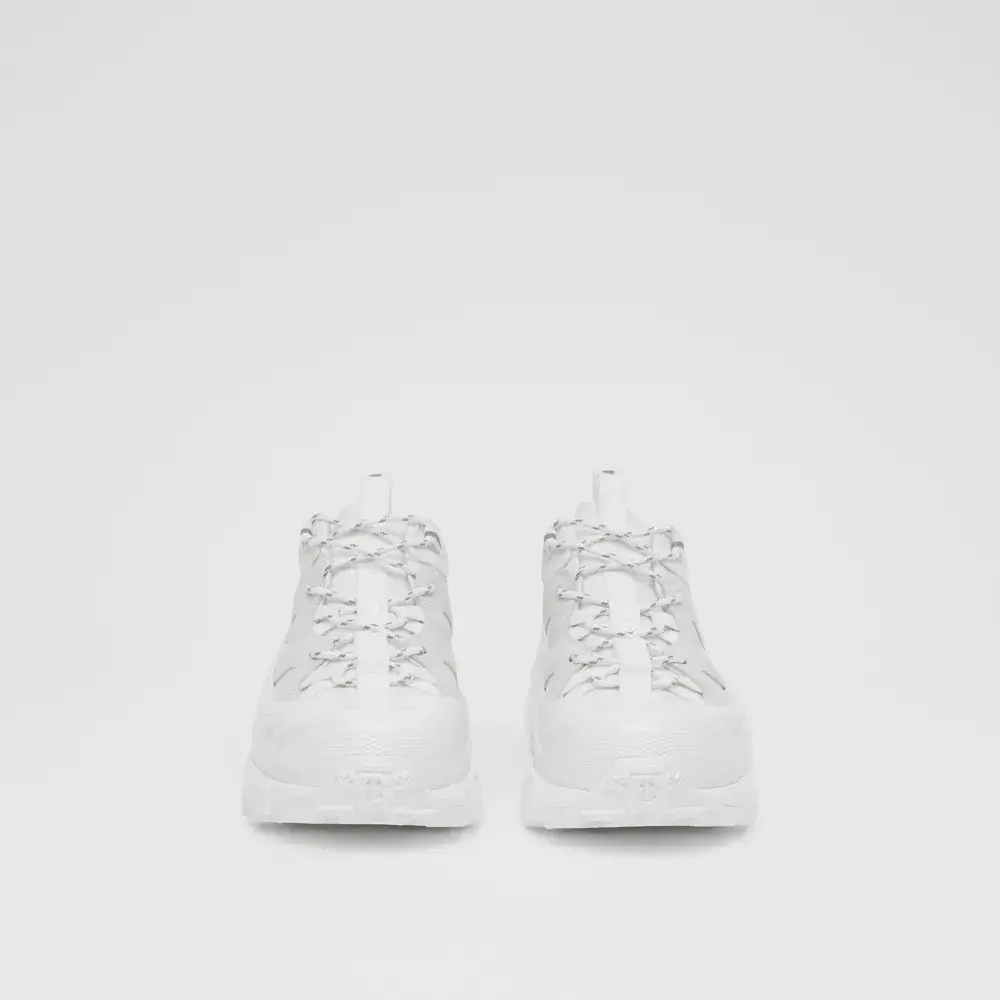 Giày Burberry Nylon and Suede Arthur 'Off White' 80203471 - Ảnh 4