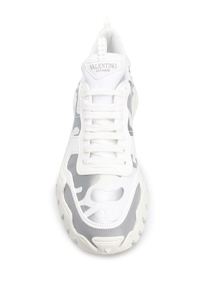 Giày Valentino Rockrunner Plus 'Camo White Silver' TY0S0C88MHB33W - Ảnh 4