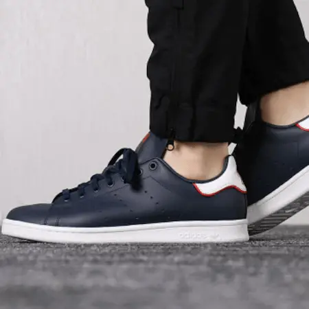 Alternative view of Giày Adidas Stan Smith 'Collegiate Navy Scarlet' B37912