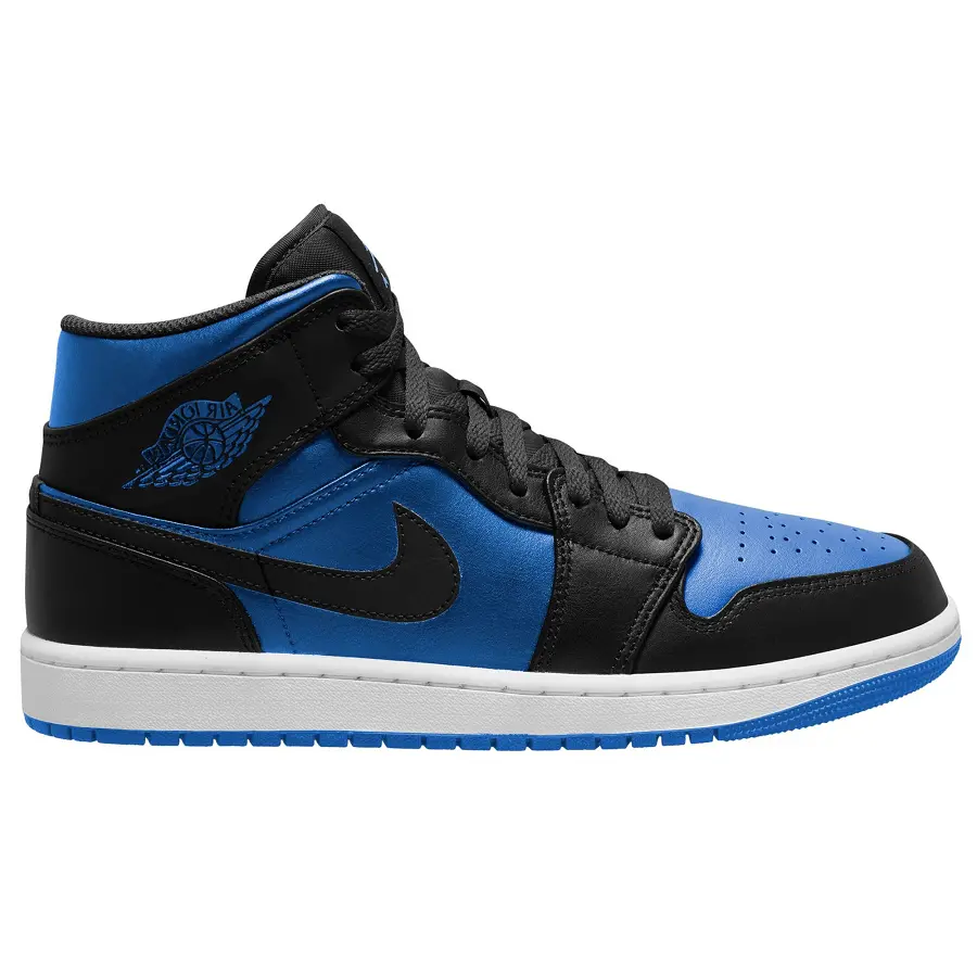 Giày Nike Air Jordan 1 Mid 'Black Royal Metallic' DQ8426-042