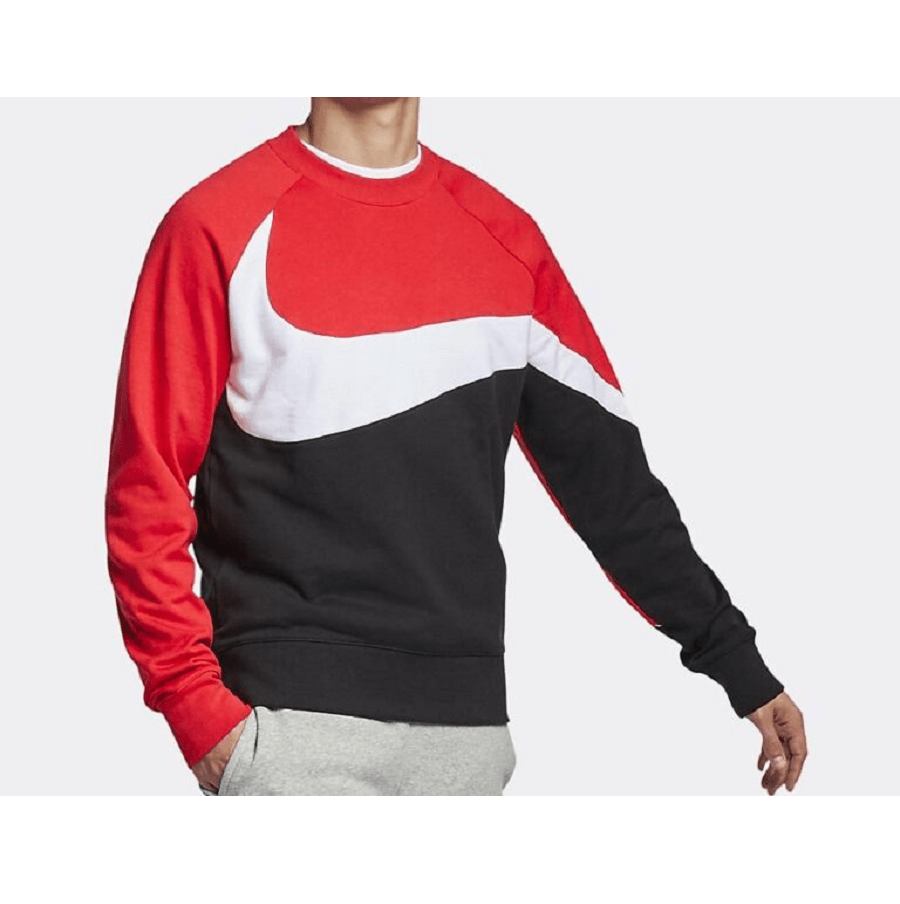 Áo Nike Sportswear Swoosh Crewneck AR3088-010 - Ảnh 3