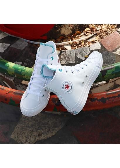 Giày Converse Chuck Taylor All Star VLTG Back to Earth 'White Rapid Teal' 567127V - Ảnh 5