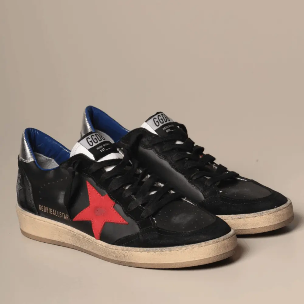 Giày Golden Goose Ball Star Black GMF00117-F000628-90208 - Ảnh 4