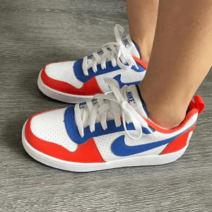 Alternative view of Giày Nike Court Borough Low Red Blue DN4245-141