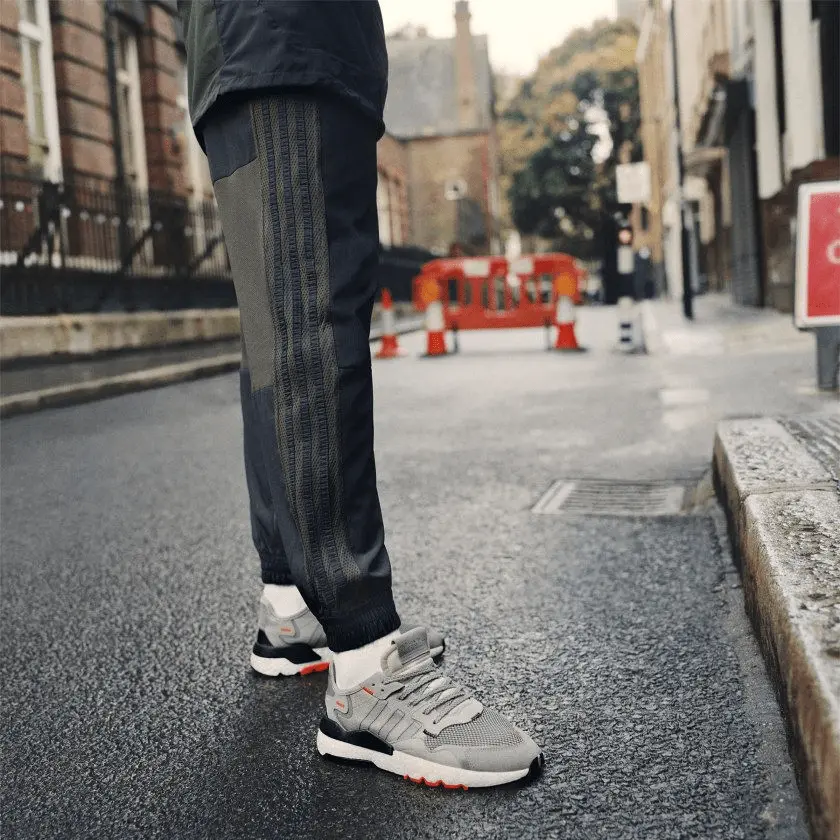 Giày Adidas Nite Jogger 'Grey Orange' DB3361 - Ảnh 4