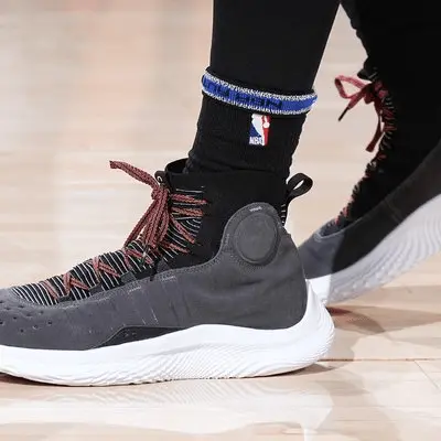 Alternative view of Giày Under Armour Curry 4 Flotro 'Grey Black' 3024861-101