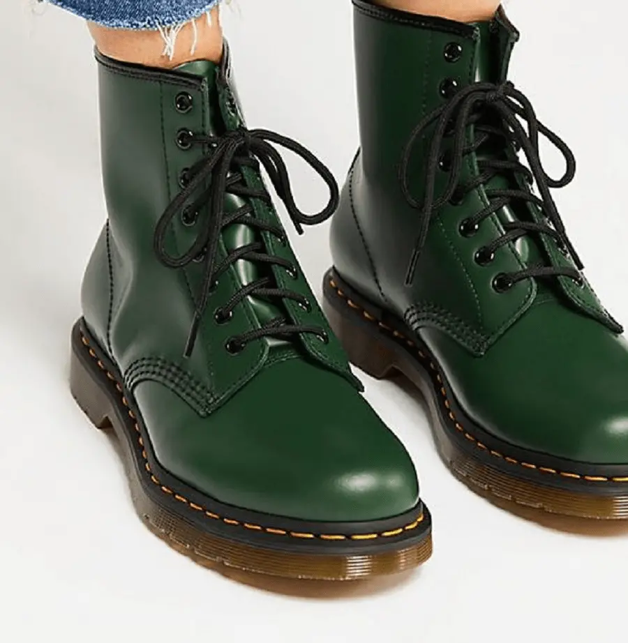 Giày Dr. Martens 1460 Green Smooth 11822207 - Ảnh 3
