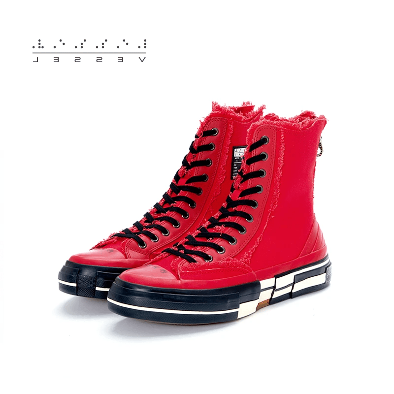 Giày Xvessel G.O.P. Highs for Yohji Yamamoto Red - Ảnh 4