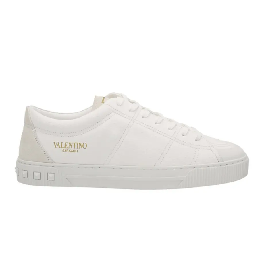 Giày Valentino Garavani Cityplanet Suede And Canvas Sneaker 1Y2S0F90NXI0BO