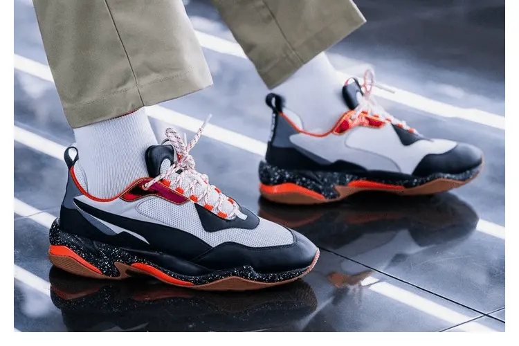 Alternative view of Giày Puma Thunder Electric Jr 'Mandarine Red' 368461-01