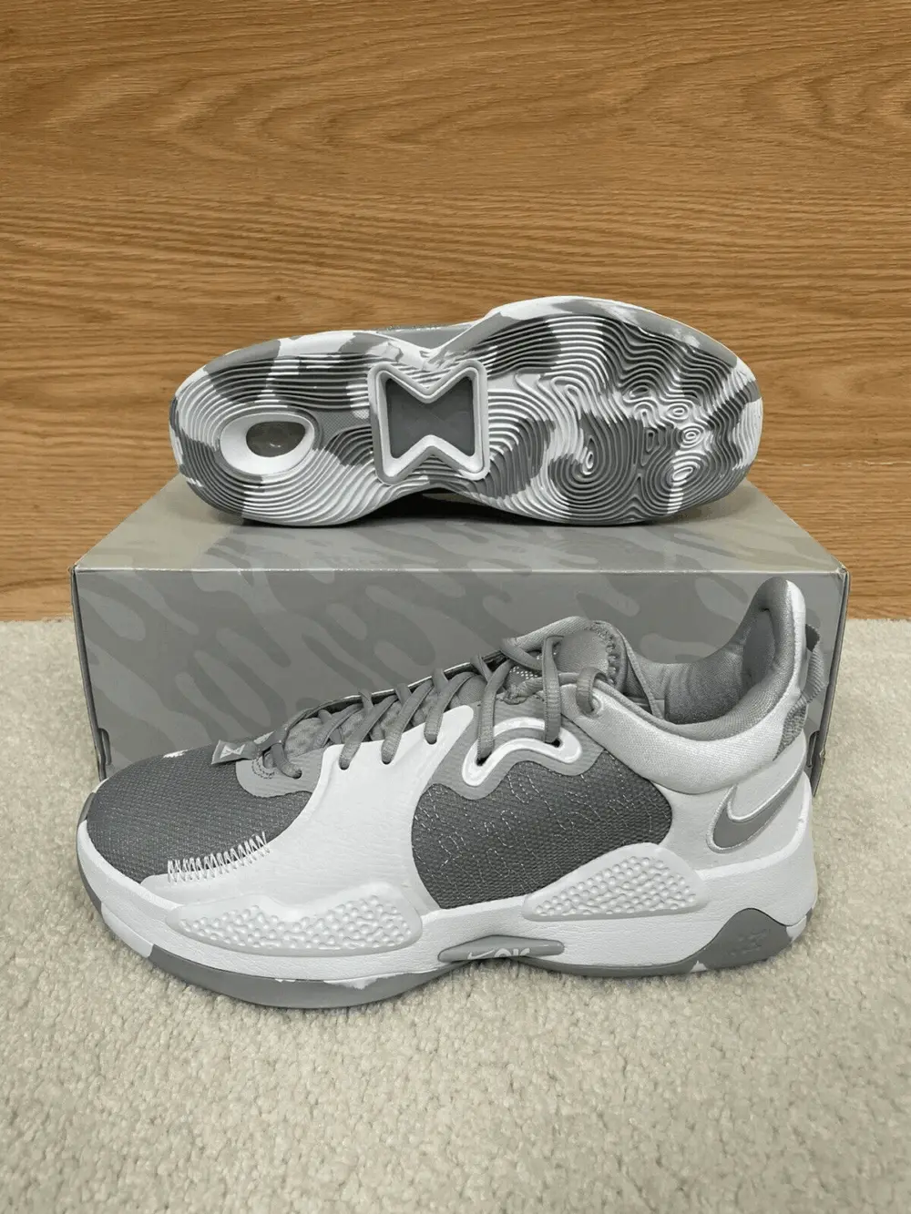 Giày Nike PG 5 TB 'Wolf Grey' DA7758-002 - Ảnh 8