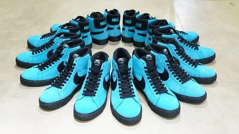 Giày Nike Zoom Blazer Mid SB 'Baltic Blue' 864349-400 - Ảnh 4