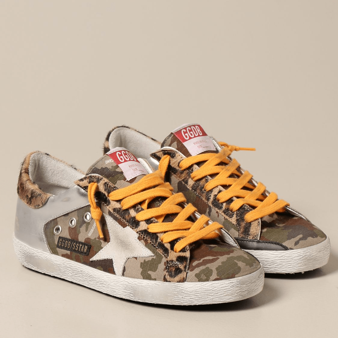 Giày Golden Goose Superstar 'Camo and Leopard' GMF00103-F000350-80308 - Ảnh 2