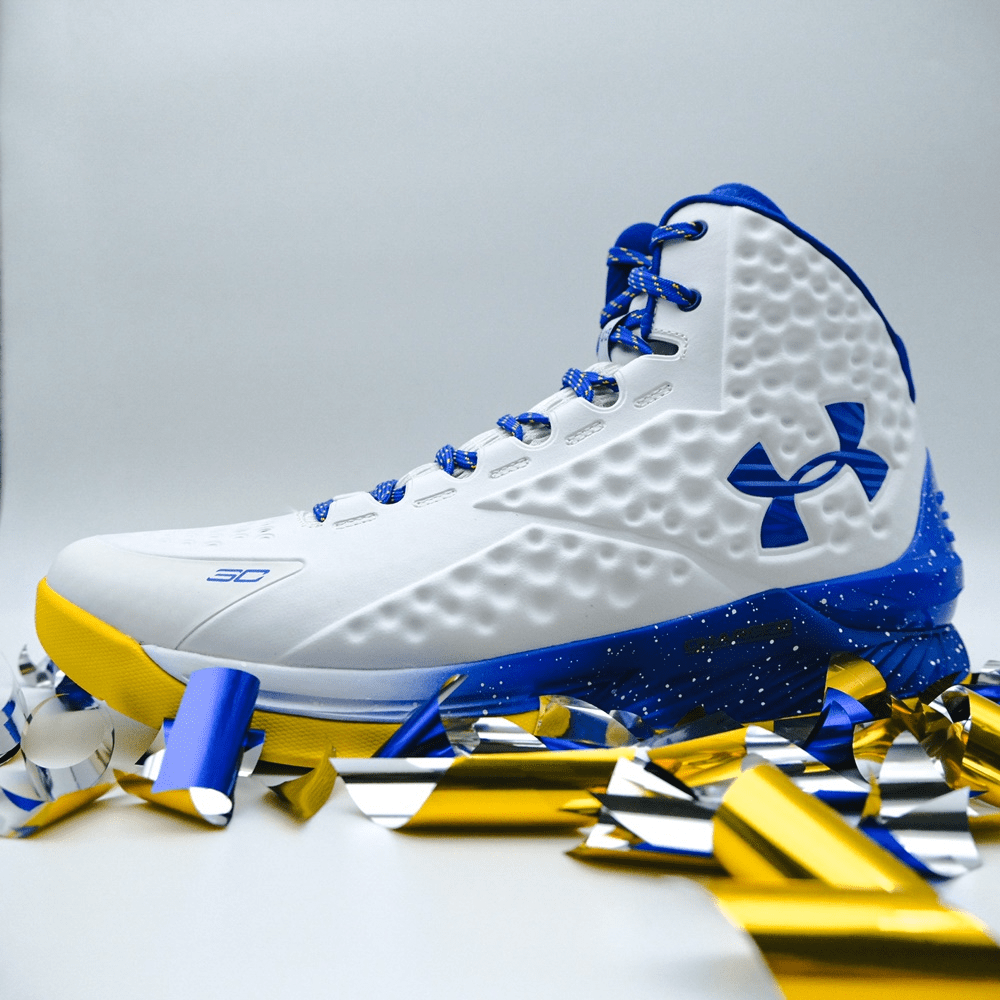 Giày Under Armour Curry 1 'Dub Nation' 2021 3024397-100 - Ảnh 4
