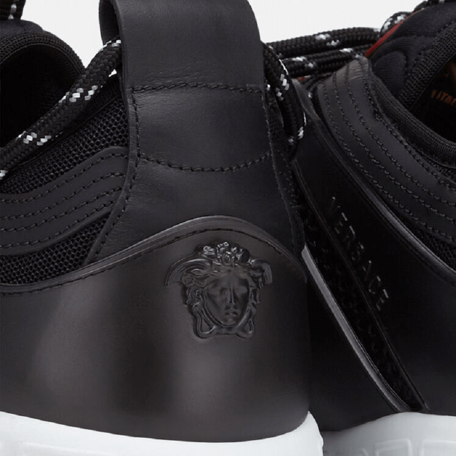Giày Versace Chain Reaction Trainers Black DSU7071E-D9TVG-D41H1 - Ảnh 5