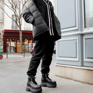 Alternative view of Giày Naked Wolfe Boost SPIKE LEATHER 'BLACK'