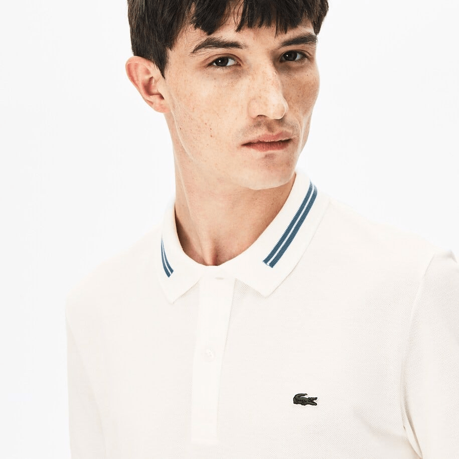 Áo Lacoste Polo Slim fit Petit White PH8522-00-70V - Ảnh 2
