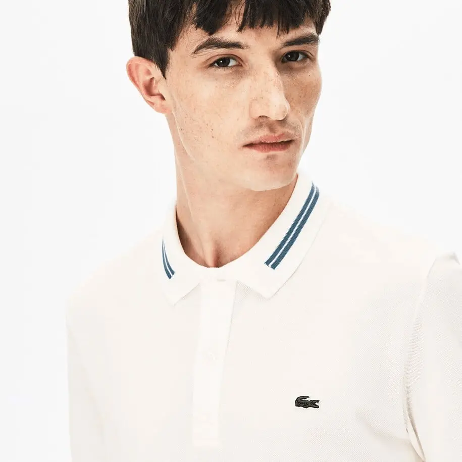 Alternative view of Áo Lacoste Polo Slim fit Petit White PH8522-00-70V