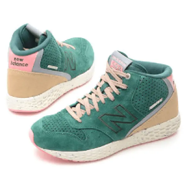 Giày New Balance 988 Fresh Foam Mid Green Pink MH988XGO - Ảnh 5