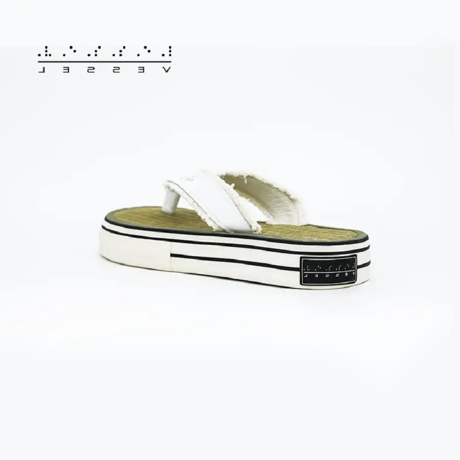 Dép xVESSEL x Peace and After SLIDES Natural - Ảnh 5