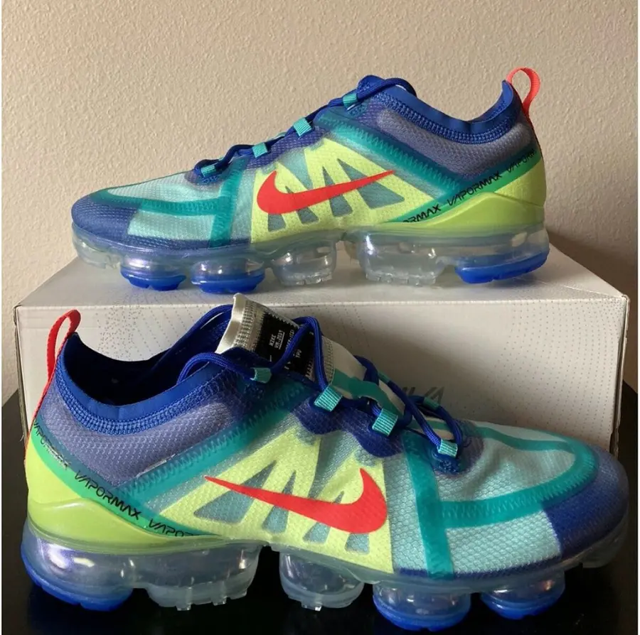 Giày Nike Air VaporMax 2019 'Blue Volt' AR6631-402 - Ảnh 5