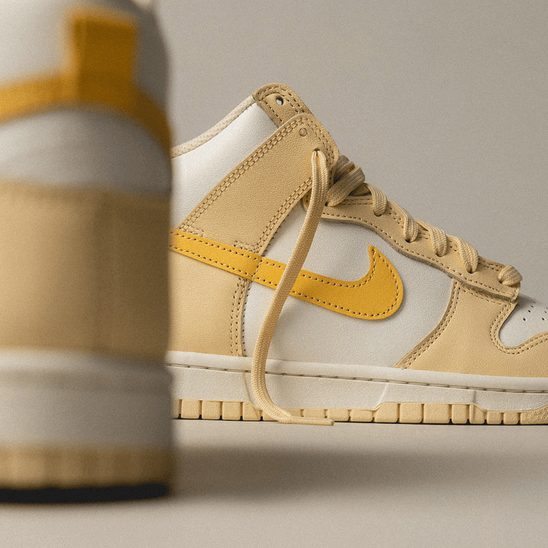 Giày Nike Dunk High 'Pale Vanilla Topaz Gold' DD1869-201 - Ảnh 5