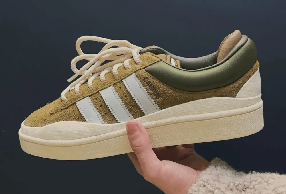 Alternative view of Giày Adidas Bad Bunny x Campus Light 'Wild Moss' ID7950