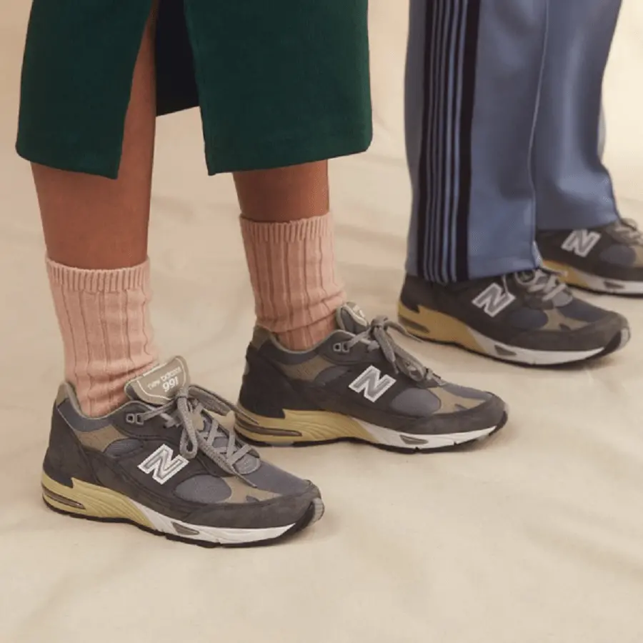 Alternative view of Giày New Balance 991 MiUK ’40th Anniversary Grey’ M991UKF