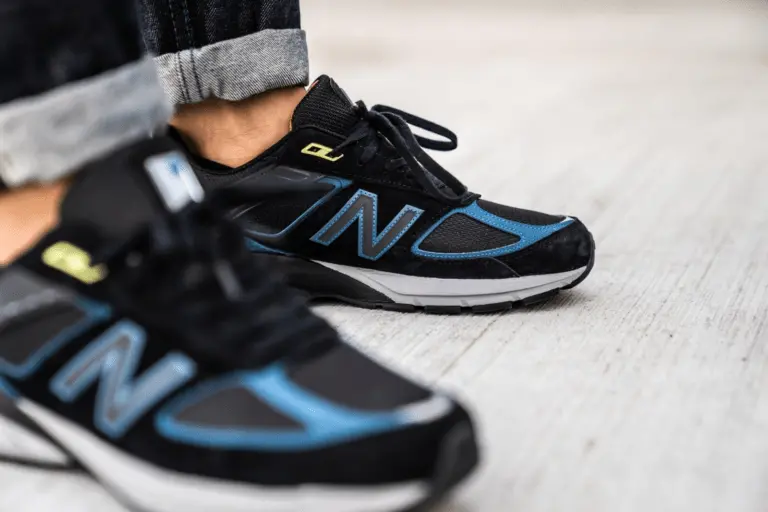 Giày New Balance Black/Blue Made in USA M990DR5 - Ảnh 5