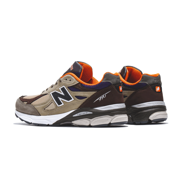 Giày New Balance Teddy Santis x 990v3 Made in USA ‘Tan Orange’ M990BT3 - Ảnh 5