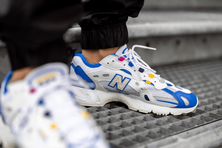 Giày New Balance ‘White Cobalt Blue’ ML827AAP - Ảnh 3