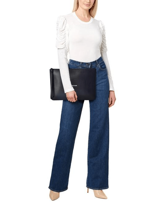 Túi Balenciaga Leather Pouch Wallet 655604-1IZIM-1090 - Ảnh 3