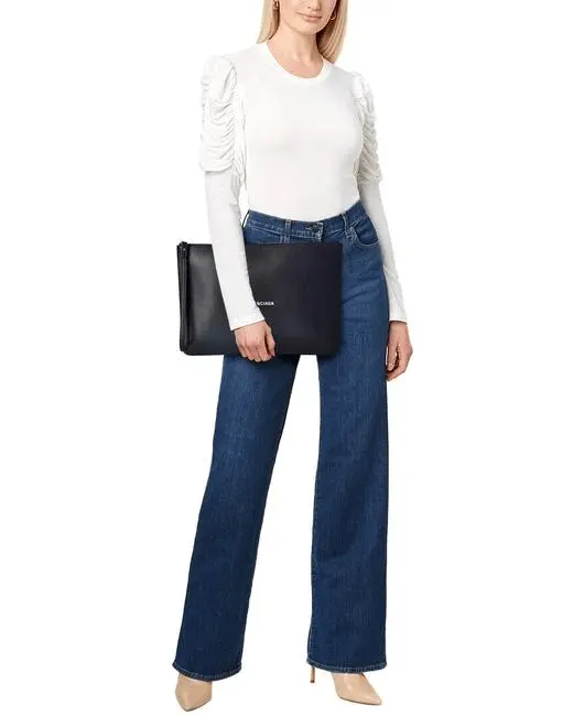 Túi Balenciaga Leather Pouch Wallet 655604-1IZIM-1090 - Ảnh 3