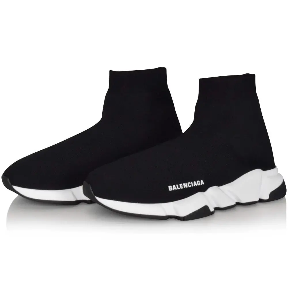 Giày Balenciaga Speed Sneaker 'Black' 645056-W2DBQ-1015 - Ảnh 3