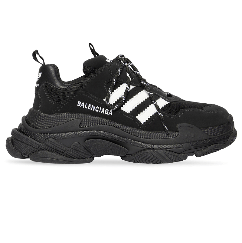 Giày Adidas Balenciaga Triple S 'Black' 712821W2ZB21090