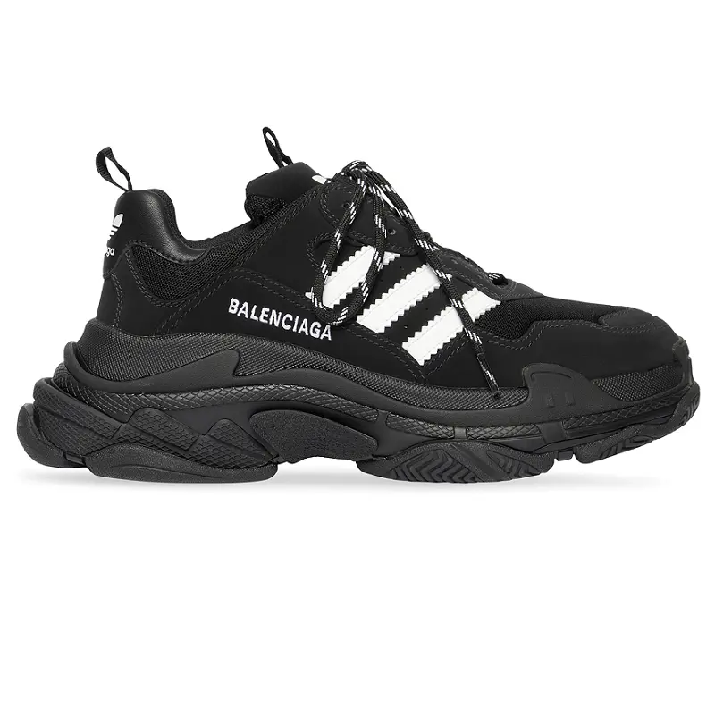 Giày Adidas Balenciaga Triple S 'Black' 712821W2ZB21090