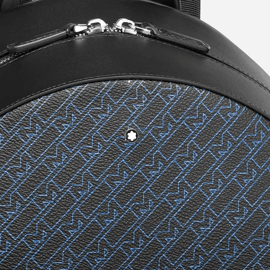 Balo Montblanc M Gram 4810 Backpack 'Blue Black' 127411 - Ảnh 3