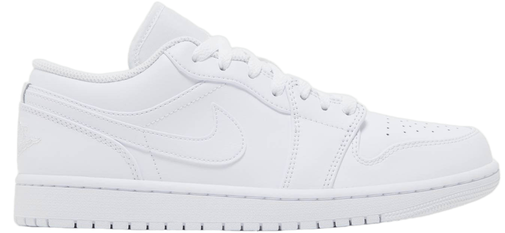 Giày Nike Jordan 1 Low Triple White 553558-136