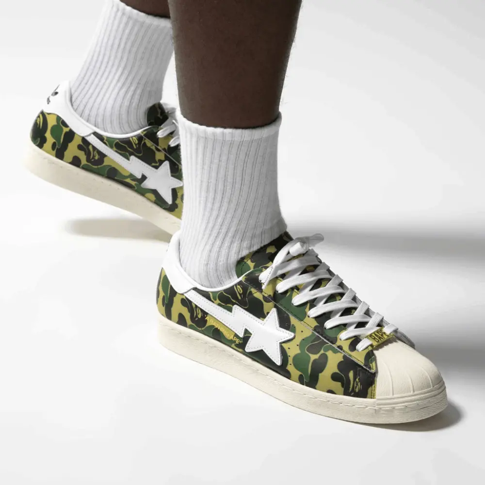 Giày Adidas BAPE x Superstar 80s 'ABC Camo' GZ8981 - Ảnh 7