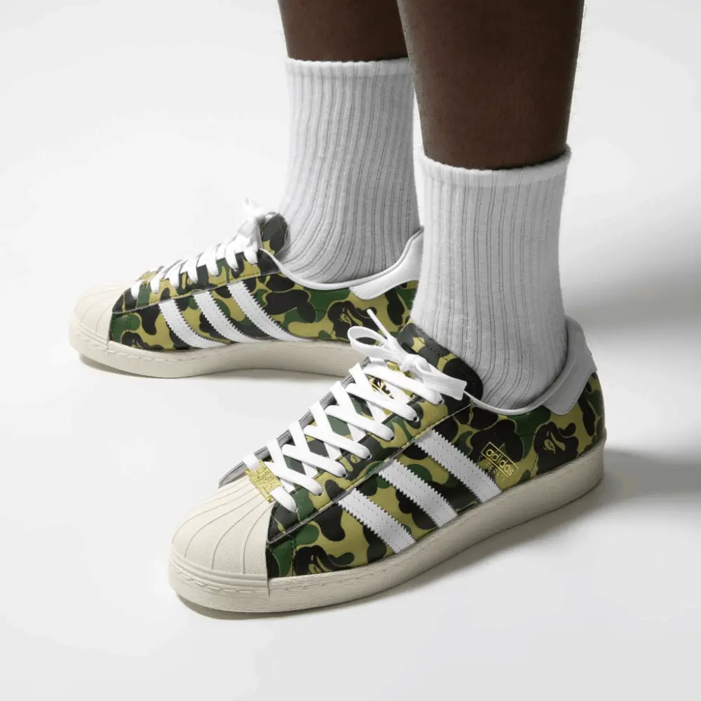 Giày Adidas BAPE x Superstar 80s 'ABC Camo' GZ8981 - Ảnh 6