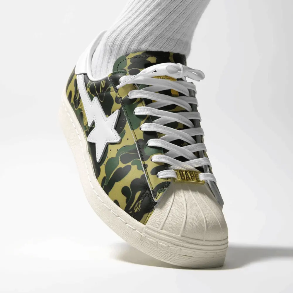 Giày Adidas BAPE x Superstar 80s 'ABC Camo' GZ8981 - Ảnh 5