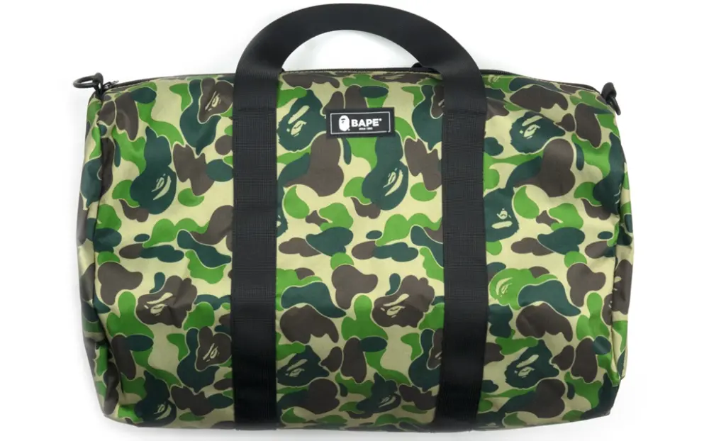 Túi BAPE Green Camo Duffle Bag