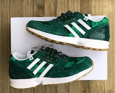 Alternative view of Giày Adidas BAPE x Undefeated x ZX 8000 'A-ZX Series - Green Camo' FY8851