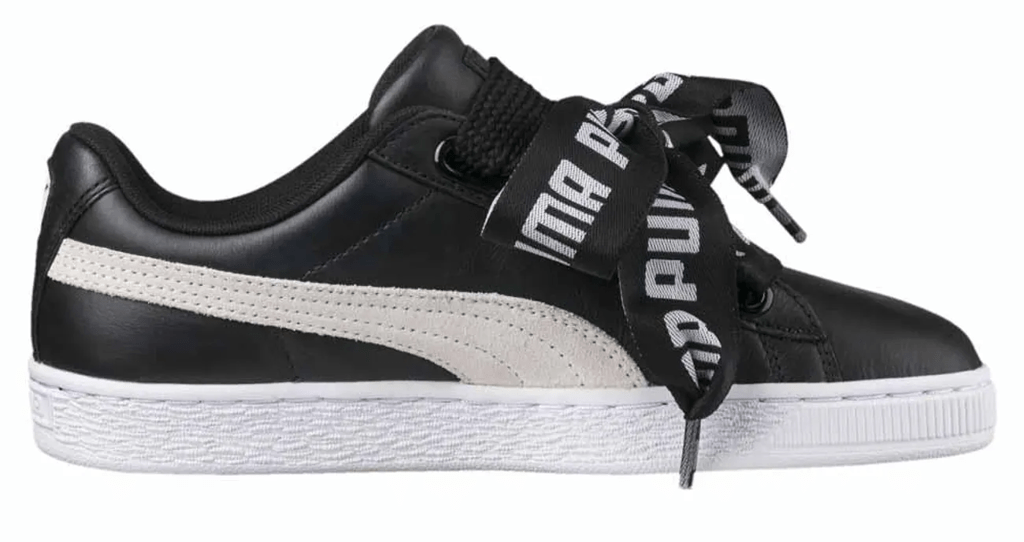 Giày Puma Wmns Basket Heart 'Black White' 364082-01