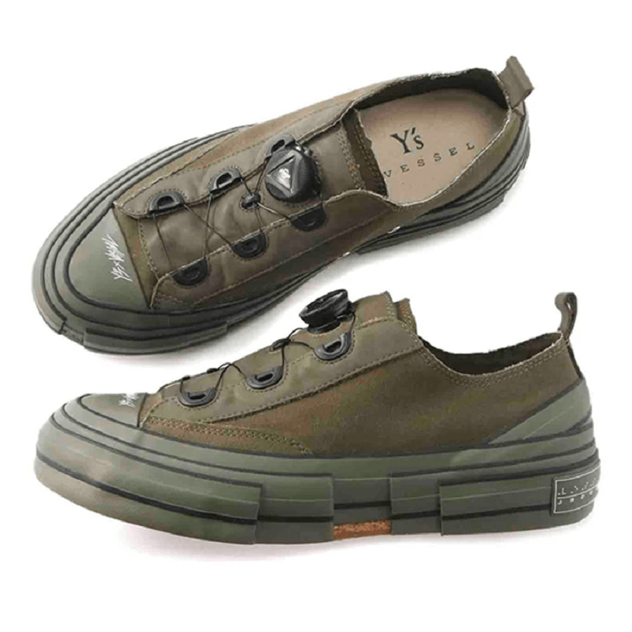 Giày XVESSEL G.O.P. LOWS for Y'S Olive - Ảnh 2