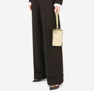 Alternative view of Túi Dolce & Gabbana Foiled Calfskin Plate Clutch 'Gold' BB2066AP28780983