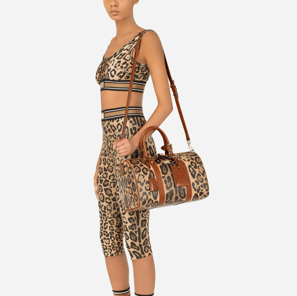 Túi Dolce & Gabbana 'Leopard Print' Crespo BB2208AW384HYNBM - Ảnh 4