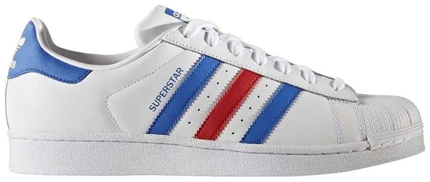 Giày Adidas Superstar 'White Red Blue' BB2246