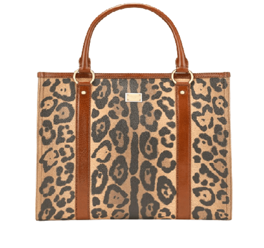 Túi Dolce & Gabbana Crespo Shopper 'Leopard Print' BB2307AW384HYNBM